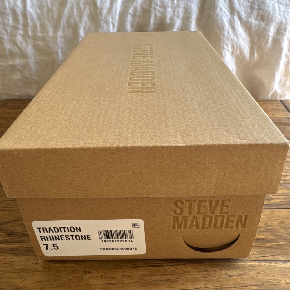 Steve Madden Rhinestone Slides - Picture 9 of 10